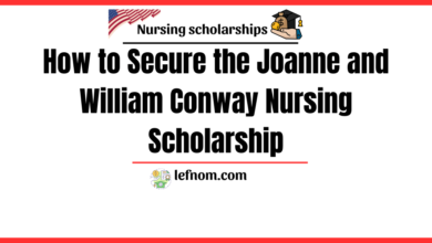 the Joanne and William Conway Nursing Scholarship