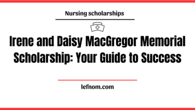 Irene and Daisy MacGregor Memorial Scholarship