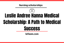 Leslie Andree Hanna Medical Scholarship