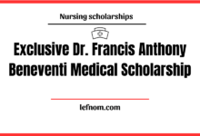 Dr. Francis Anthony Beneventi Medical Scholarship